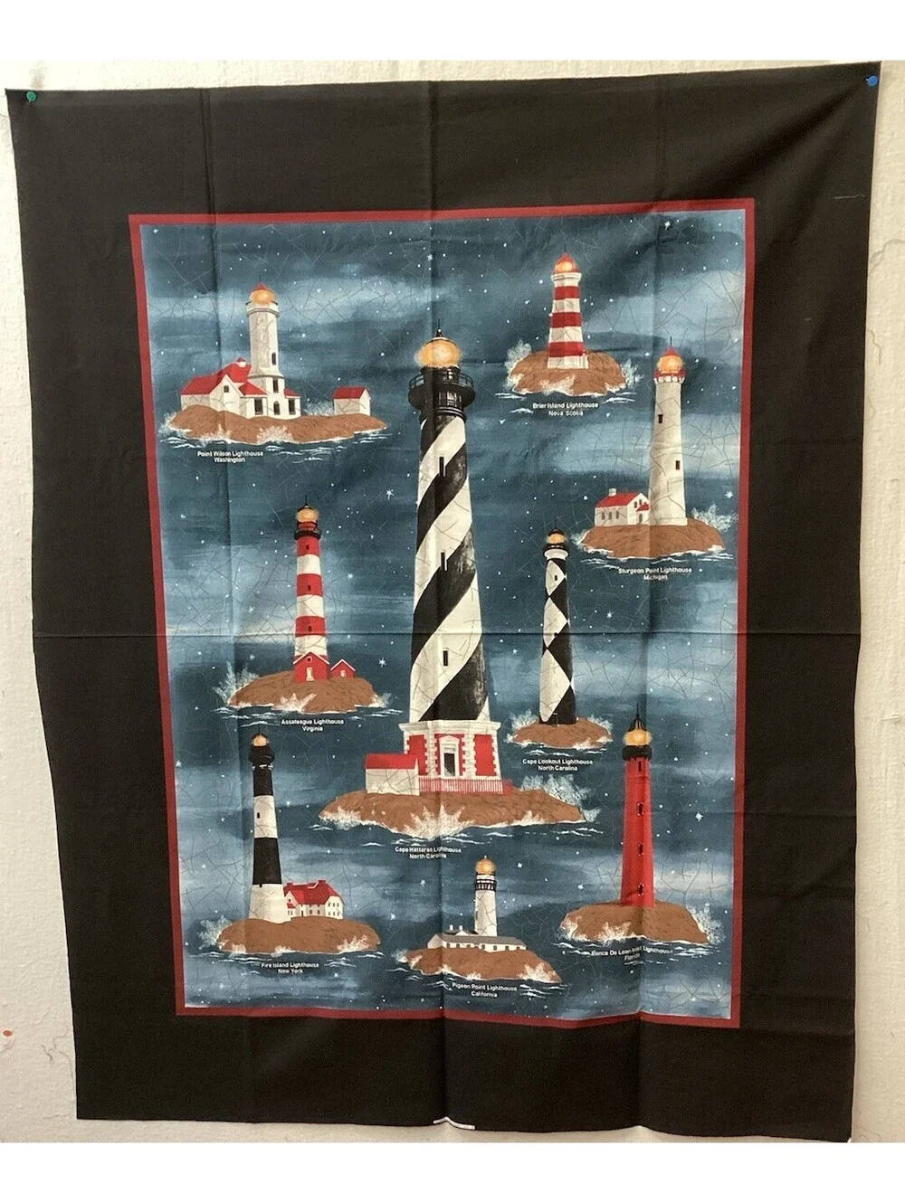 One Yard Lighthouses in the Night